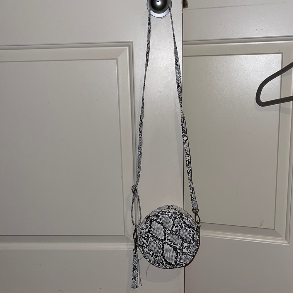 Snake skin purse